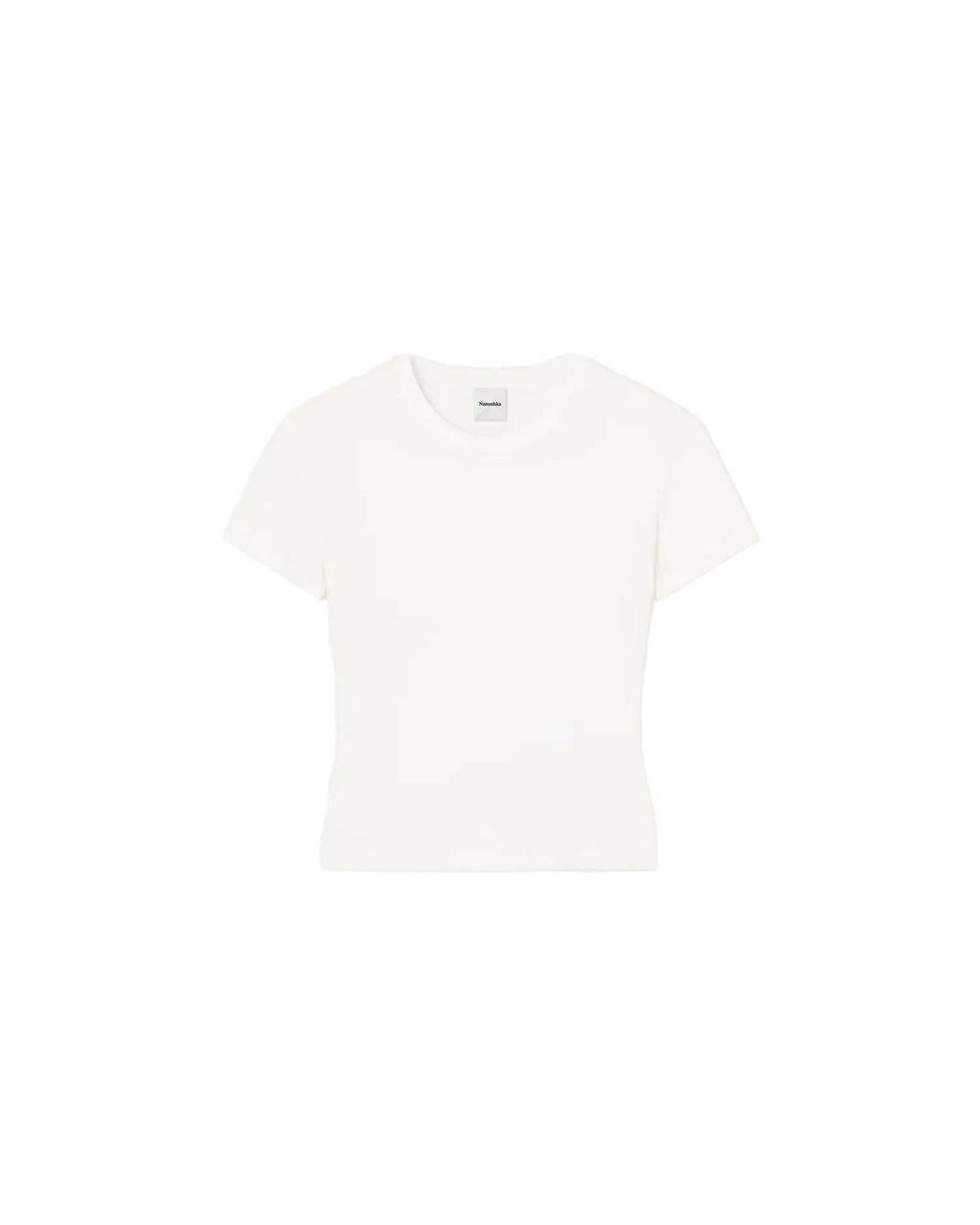 AXTON CROPPED TEE IN OFF WHITE T-SHIRT NANUSHKA 
