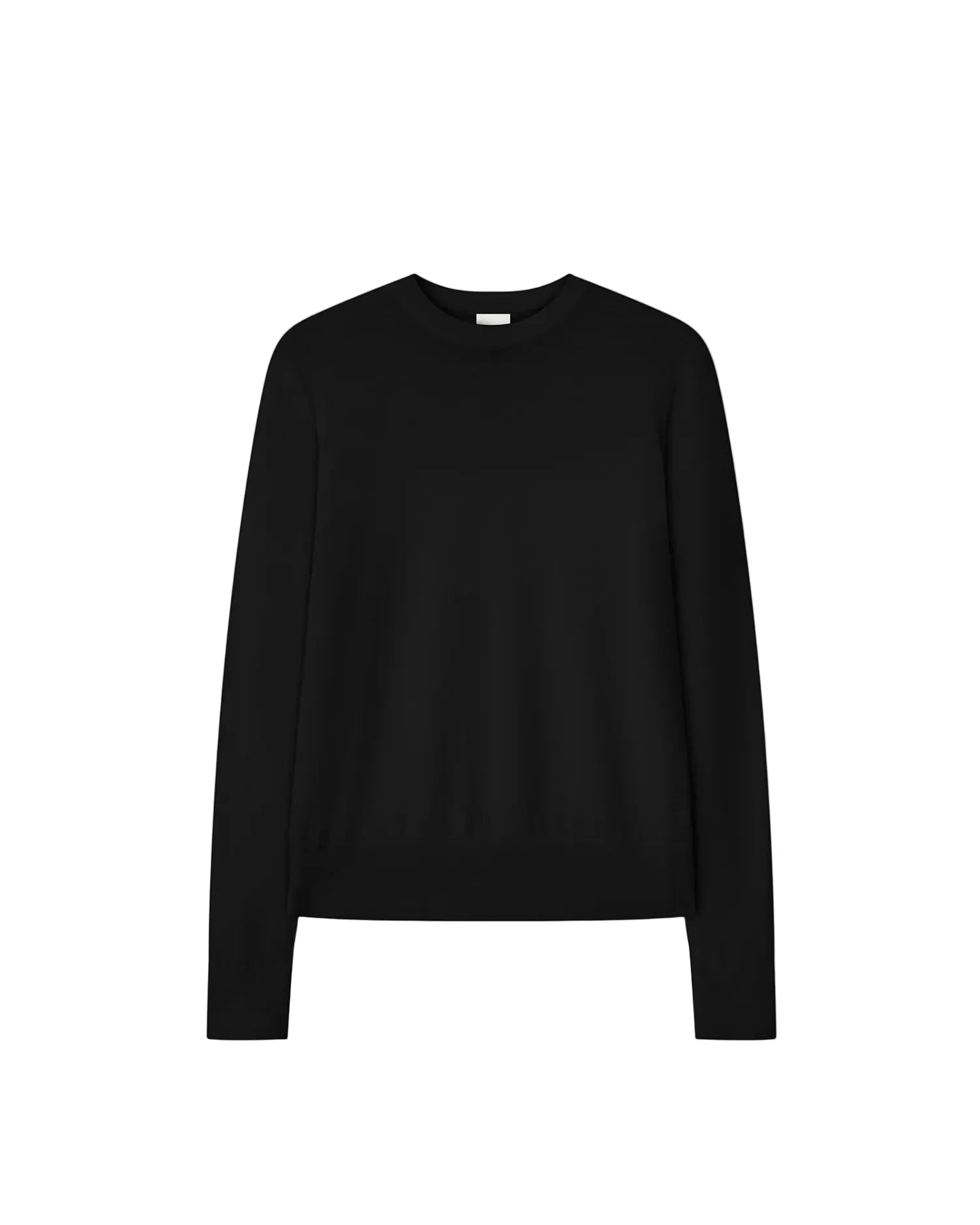NADRA FINE MERINO SWEATER IN BLACK SWEATER NANUSHKA 