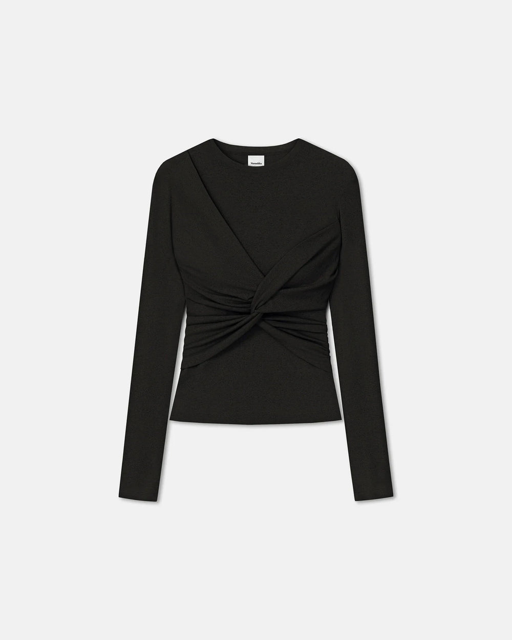 IZOLDA CREW NECK TOP DRAPE TOP NANUSHKA 