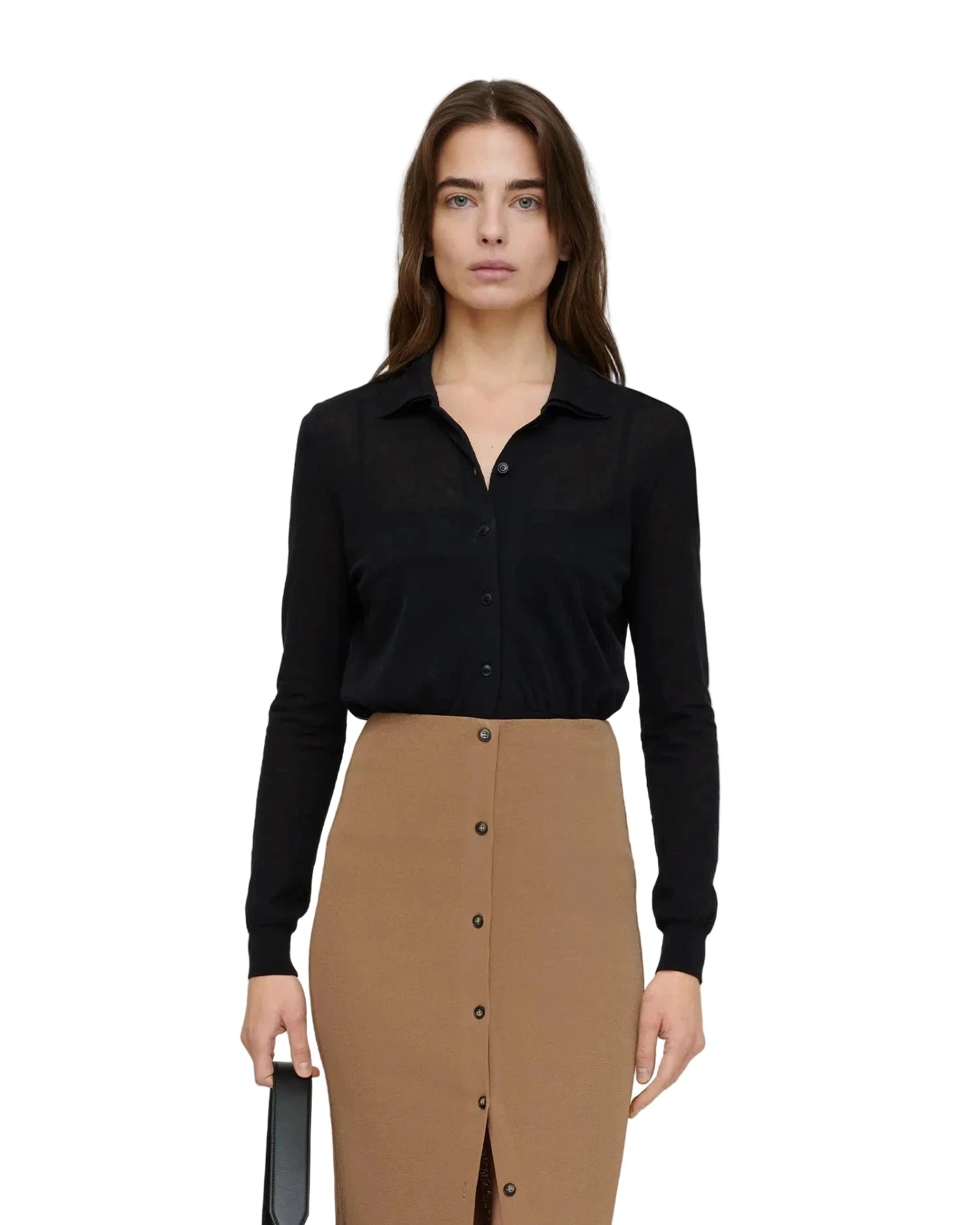 PREMA SUPERFINE KNIT IN BLACK KNIT NANUSHKA 