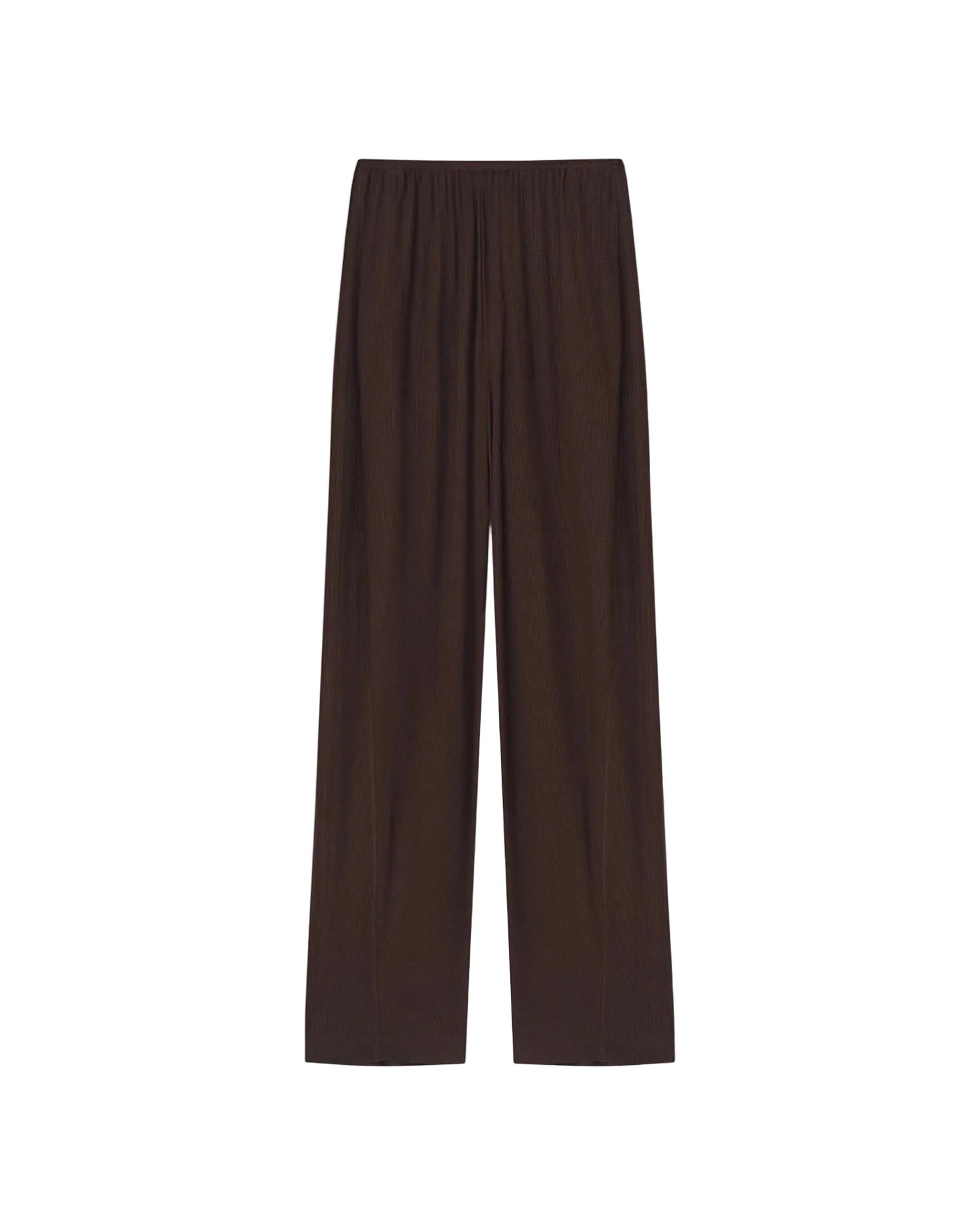 ZOELA FLUID JERSEY PANTS IN BLACK PANTS NANUSHKA 