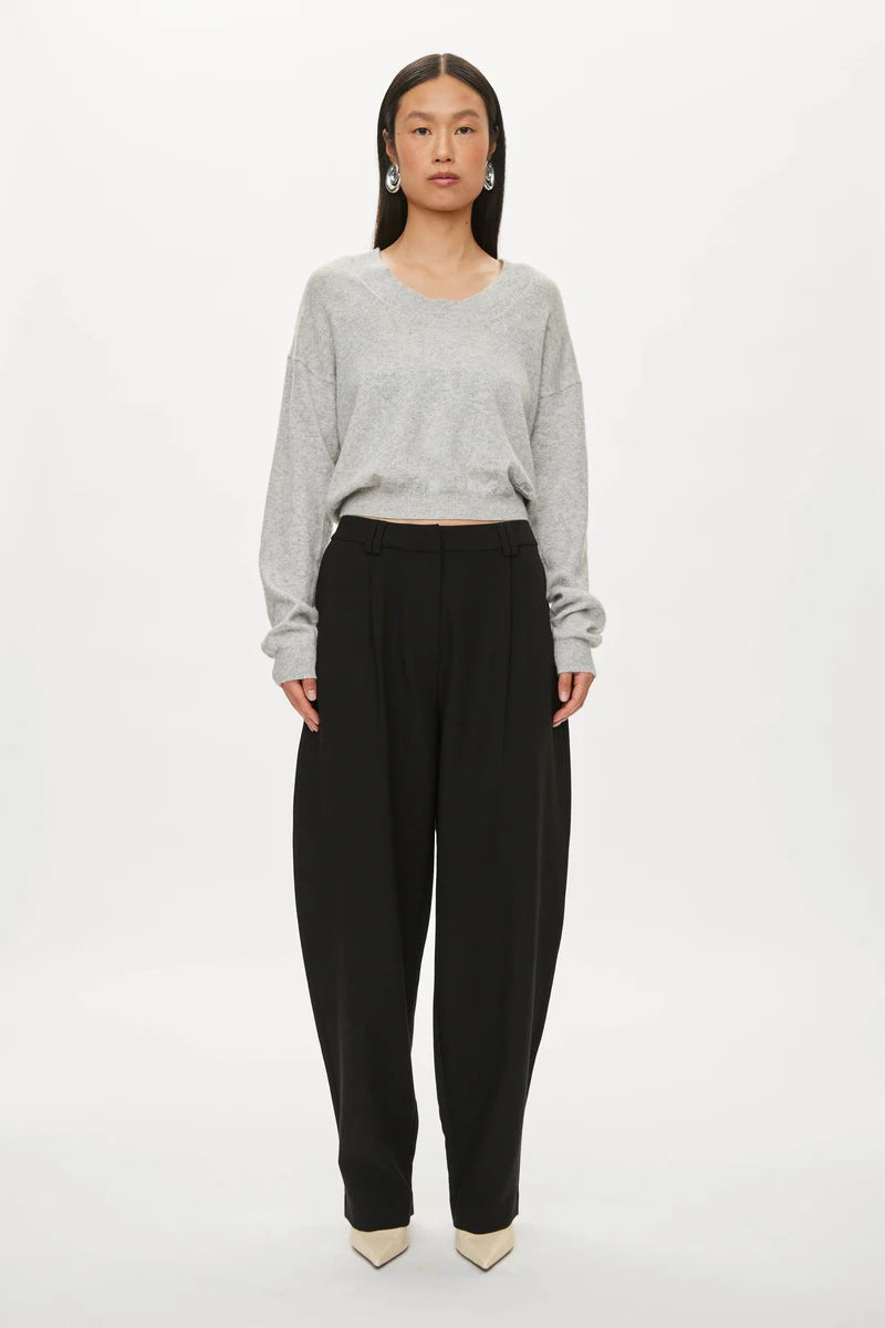 NOAH TROUSERS IN BLACK PANTS OVAL SQUARE 