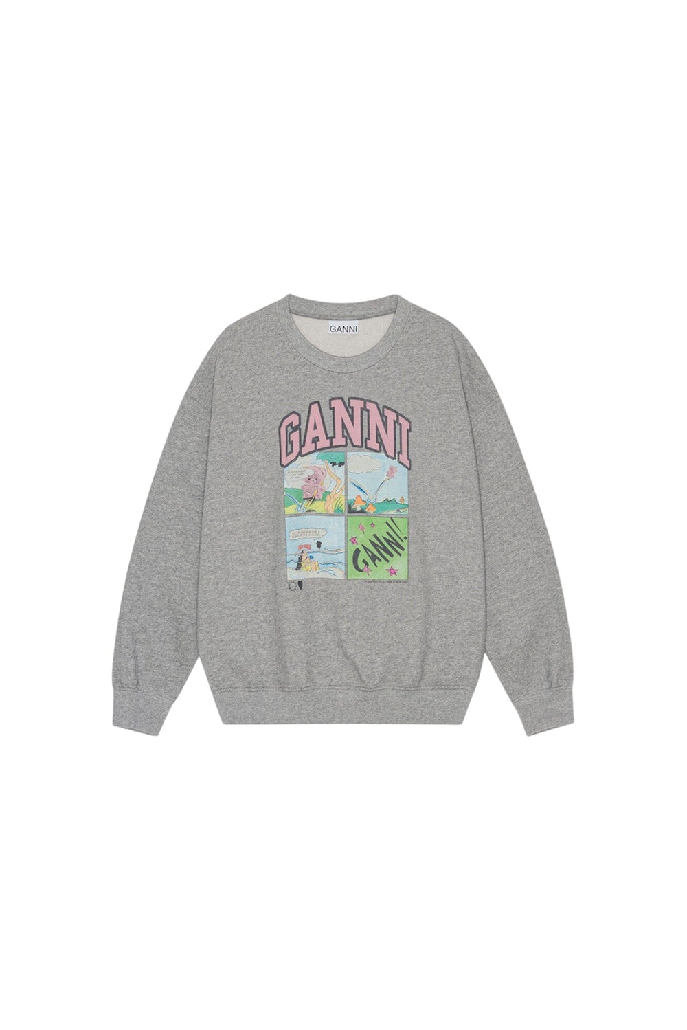 SWEATSHIRT WITH GANNI LOGO SWEATSHIRT GANNI 