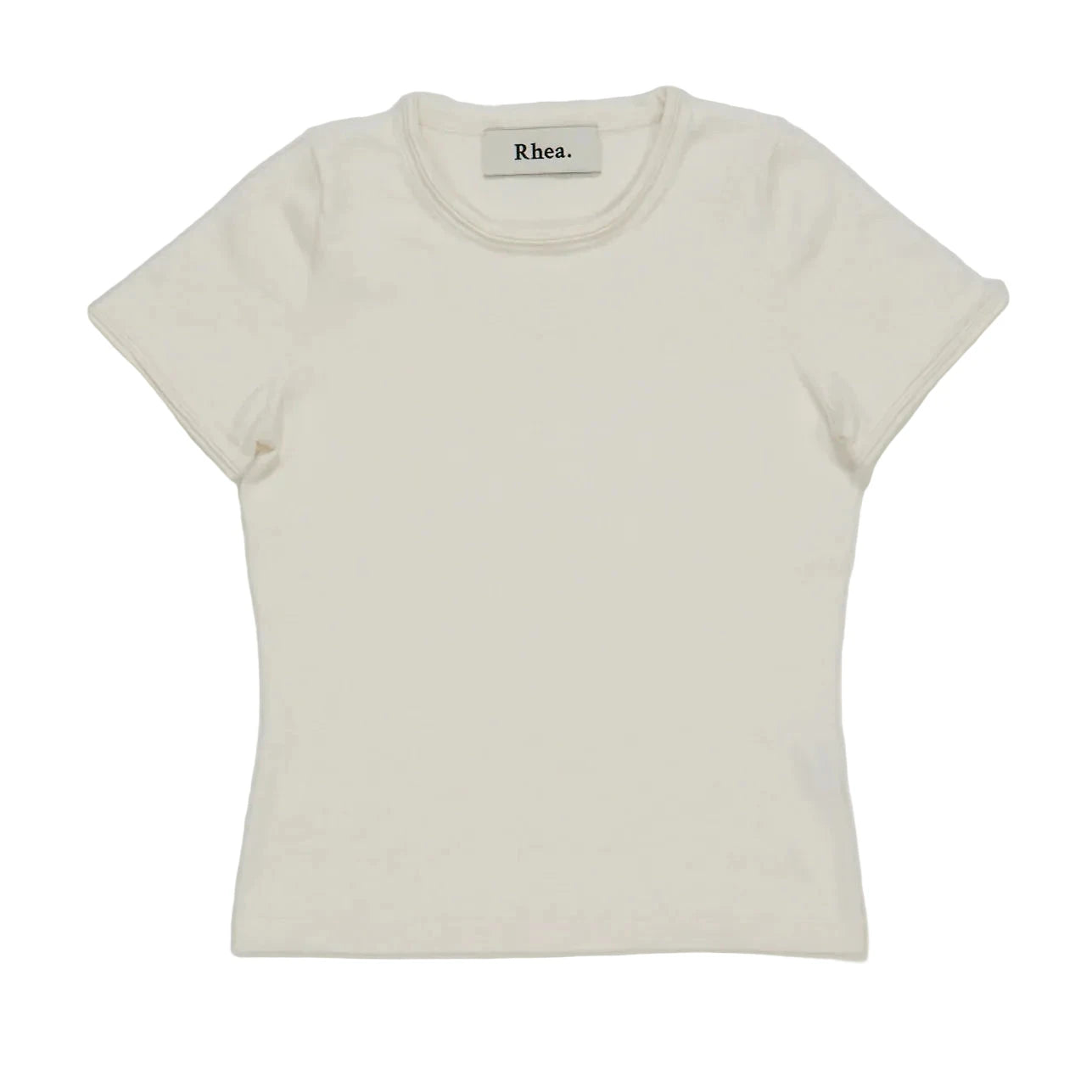 T-SHIRT CROPPED IN OFF-WHITE T-SHIRT RHEA 
