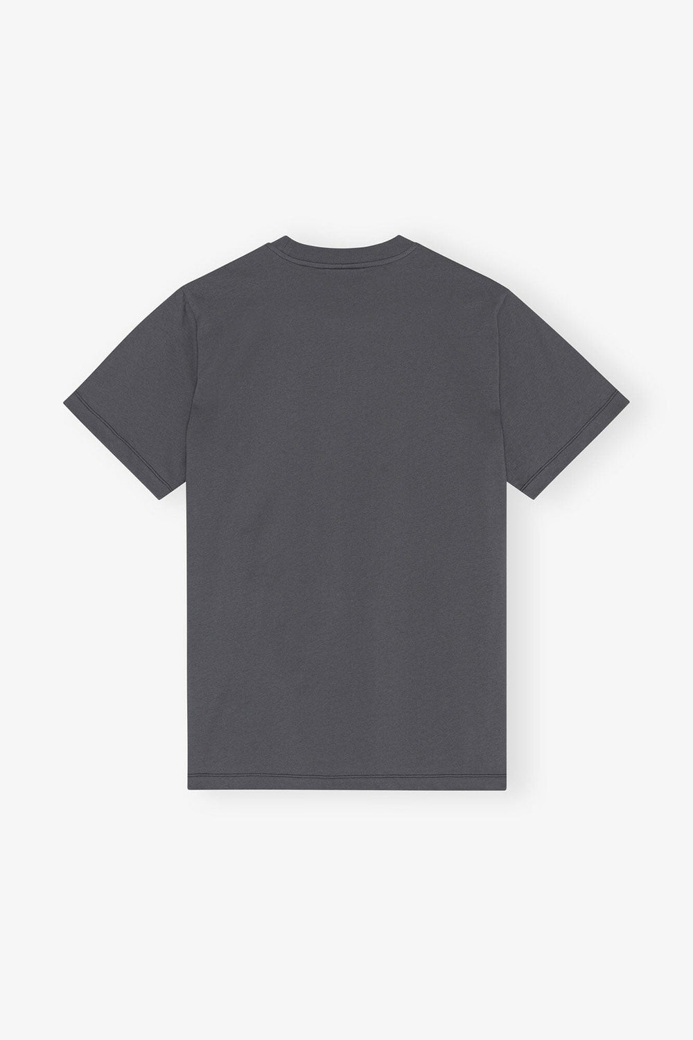 BASIC JERSEY GANNI RELAXED T-SHIRT IN VOLCANIC ASH TEES GANNI 