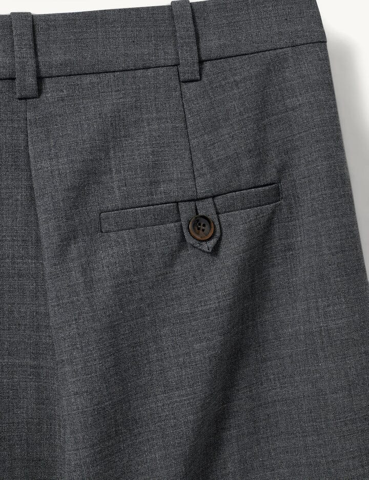 GRAND PANTS IN GREY MELANGE PANTS THE GARMENT 