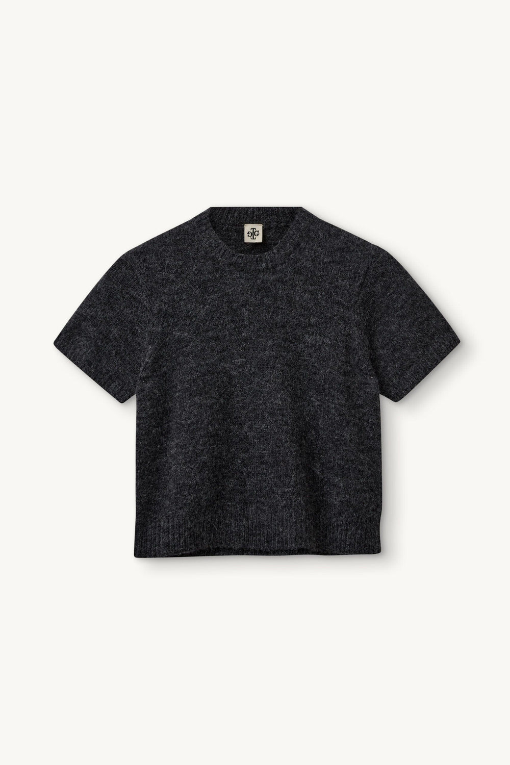 VERBIER MINI SWEATER GREY MELANGE KNIT THE GARMENT 