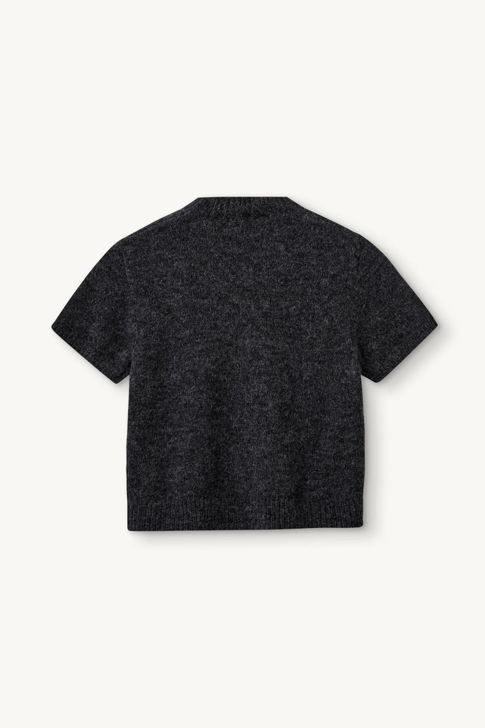VERBIER MINI SWEATER GREY MELANGE KNIT THE GARMENT 