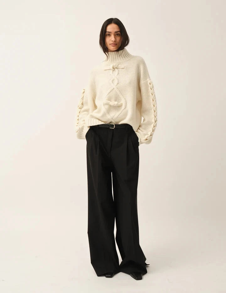 GRAND PANTS IN BLACK PANTS THE GARMENT 