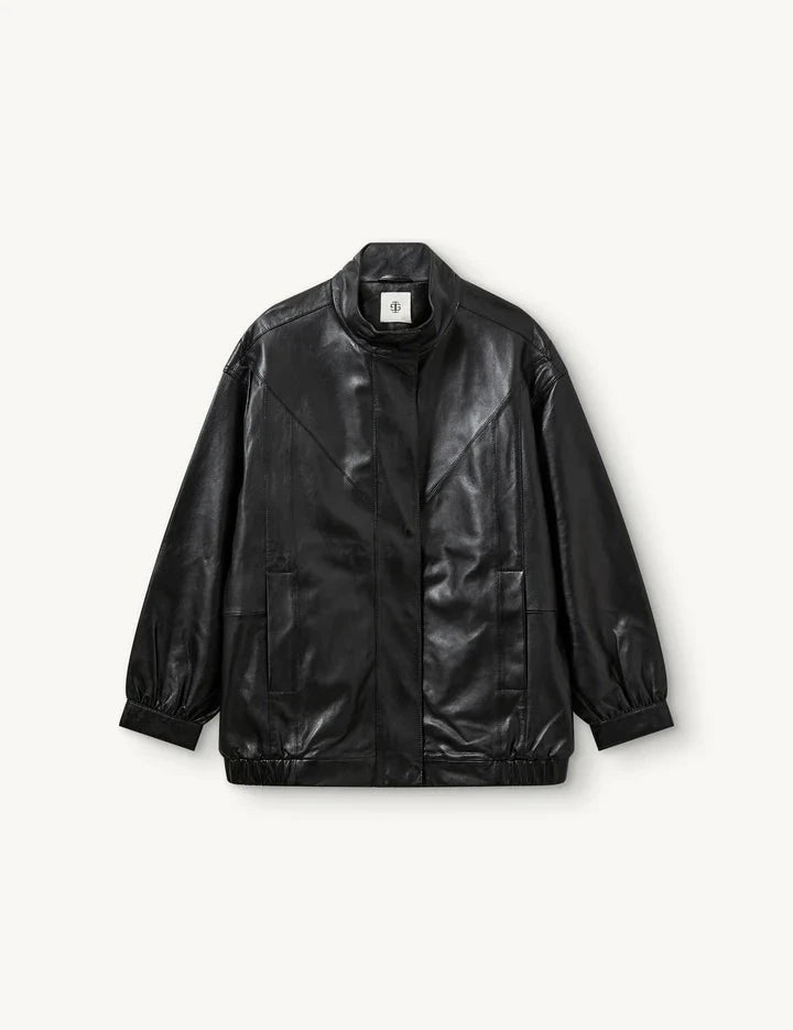 THE GARMENT SOHO BOMBER IN BLACK JACKET THE GARMENT 