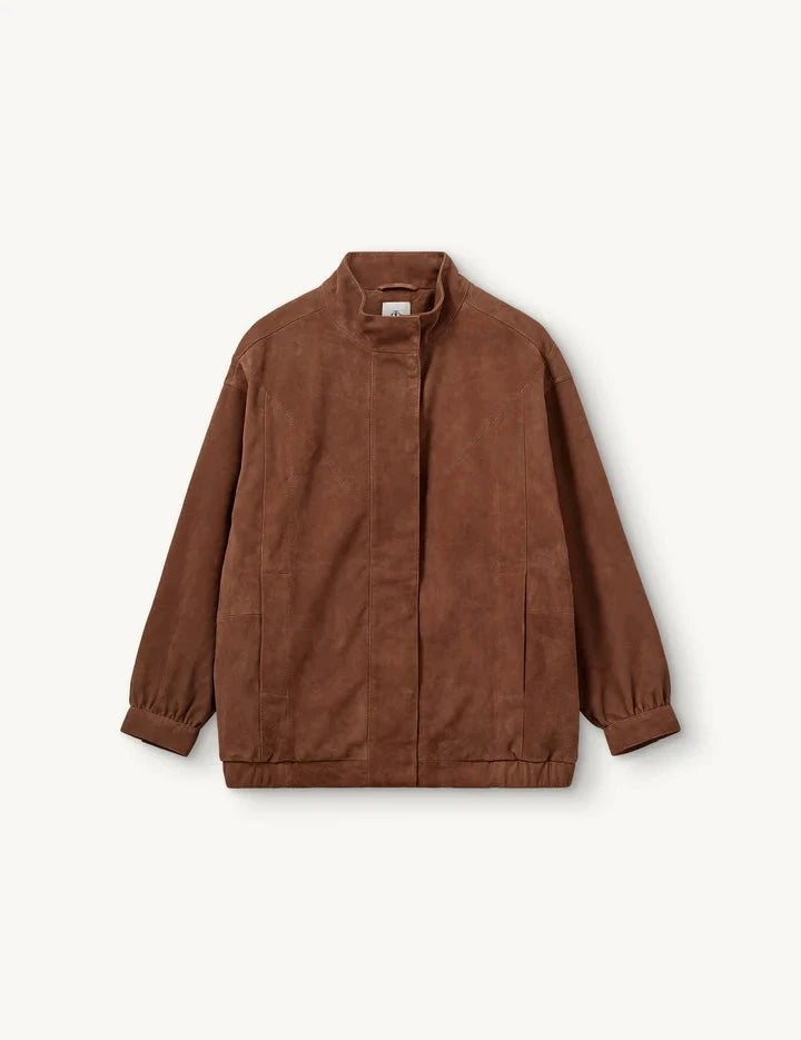 GENEVE BOMBER IN ACORN JACKET THE GARMENT 