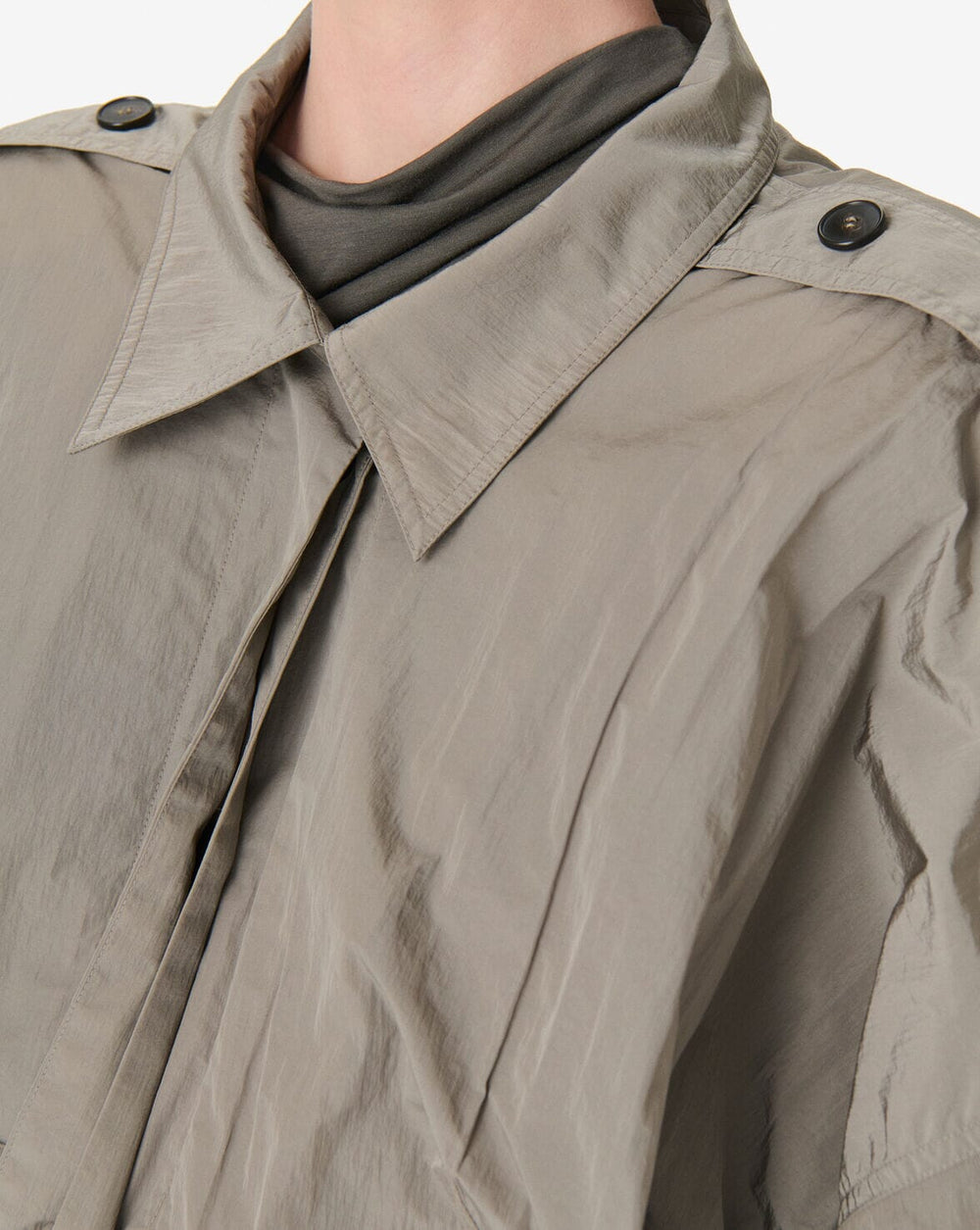 WOUNA JACKET IN OLIVE JACKET IRO 