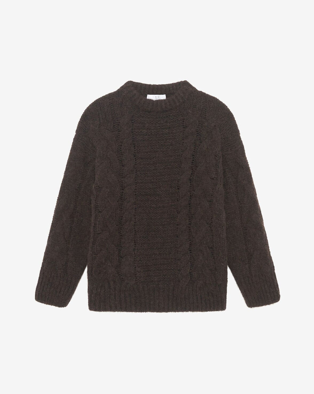 SOLENN PULLOVER IN DARK BROWN PULLOVER IRO 
