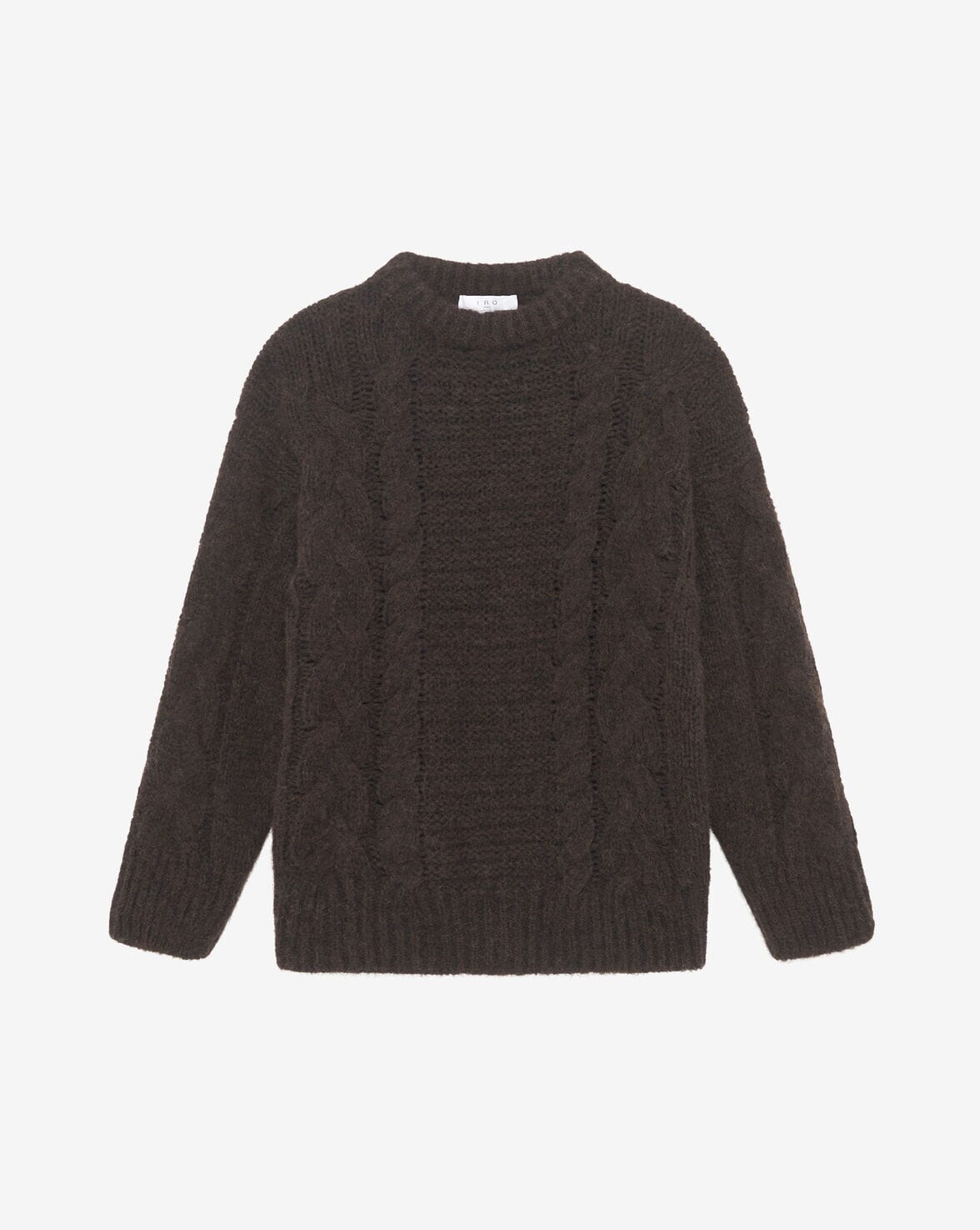 SOLENN PULLOVER IN DARK BROWN PULLOVER IRO 