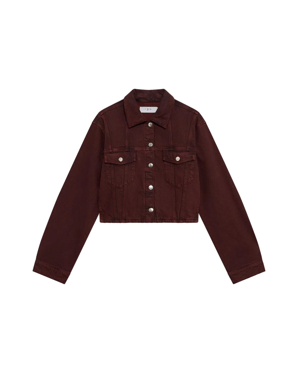 ECOSME JACKET IN BUENT RED DENIM JACKET IRO 