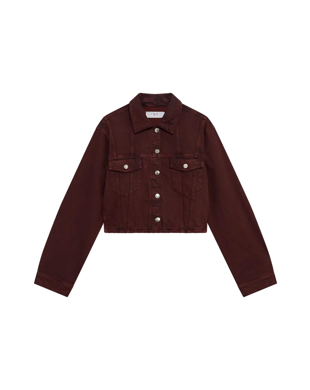 ECOSME JACKET IN BUENT RED DENIM JACKET IRO 