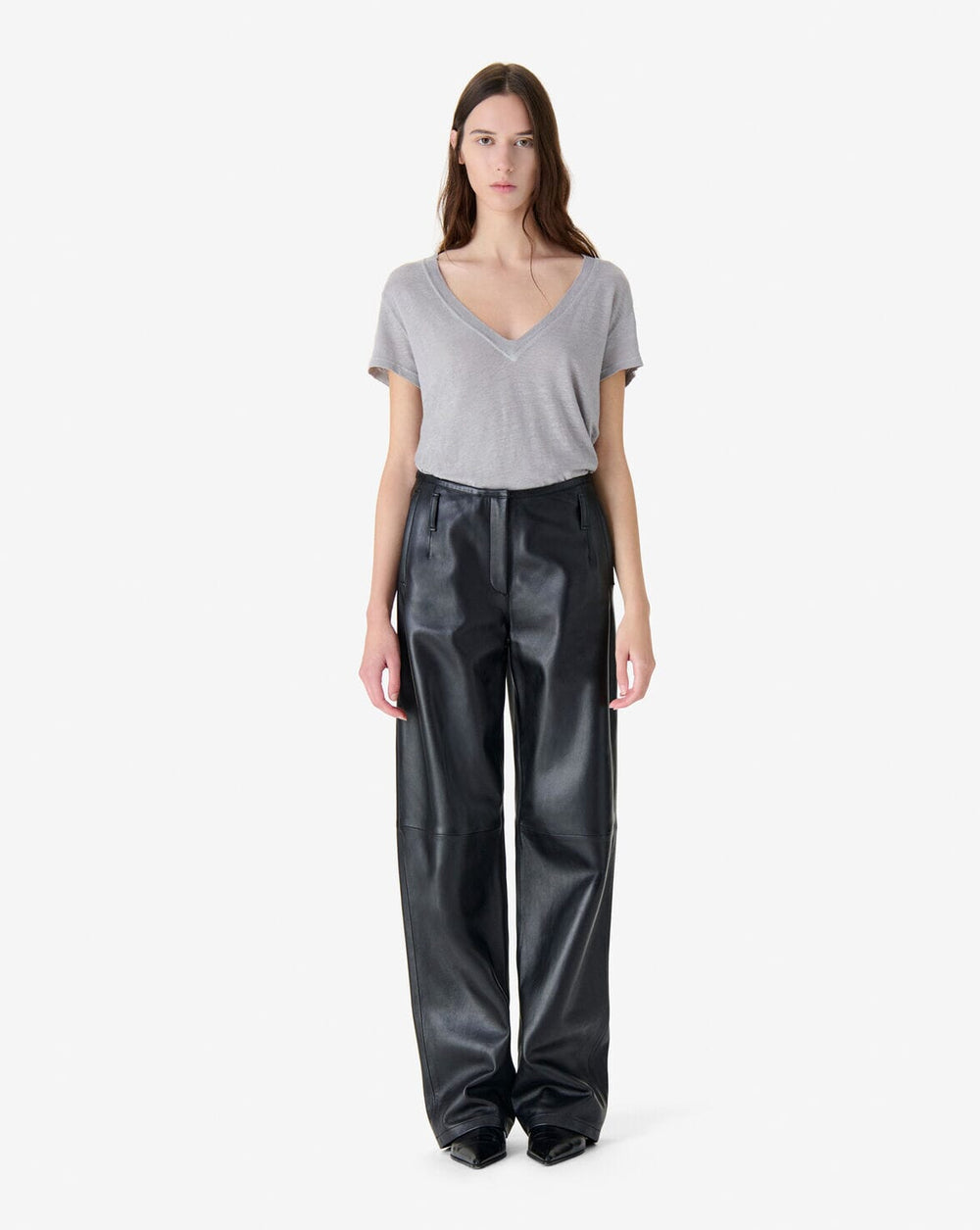 CARACAS TROUSER IN BLACK PANTS IRO 