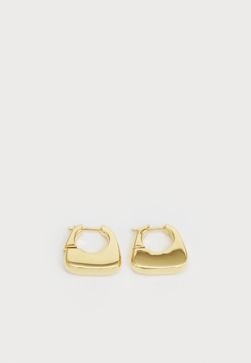 TOTE EARRING SMALL IN GOLD EARRINGS MARIA BLACK 