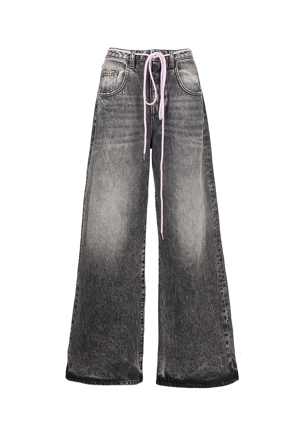 DEBBY WIDE LEG JEAN IN GREY JEANS ICON DENIM 