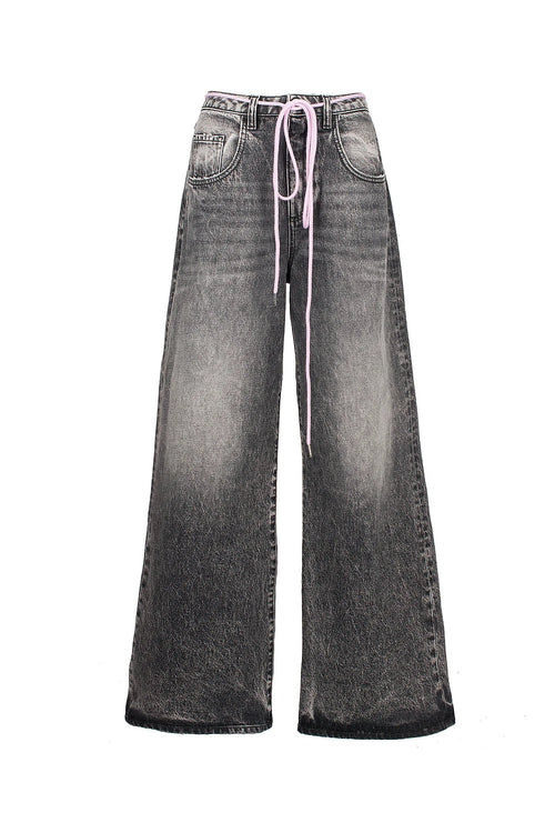 DEBBY WIDE LEG JEAN IN GREY