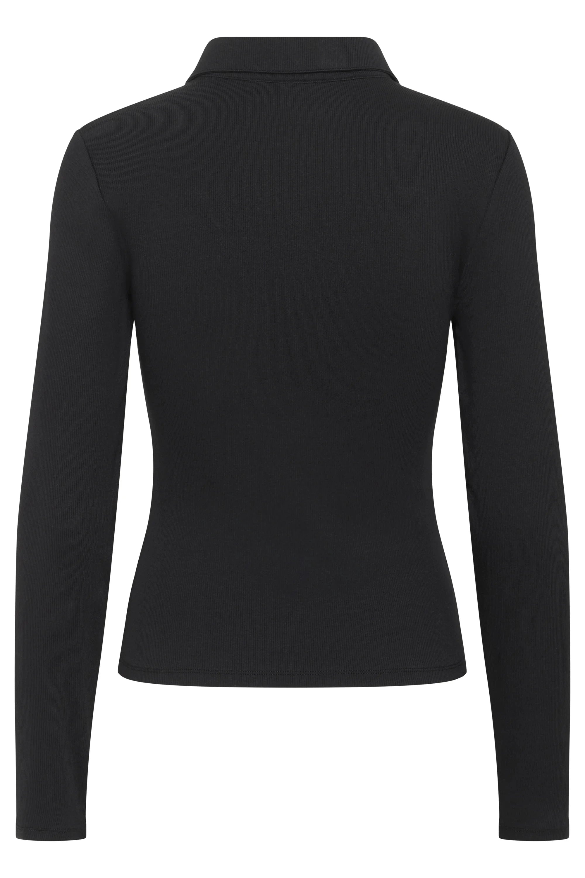 GZDREW LS POLO TOP IN BLACK POLO GESTUZ 