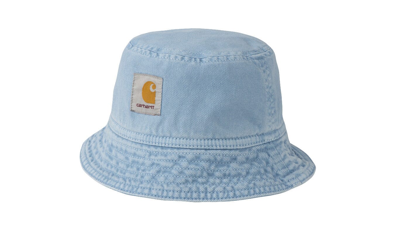 GARRISON BUCKET HAT IN BLUE STONE DYED HAT CARHARTT 