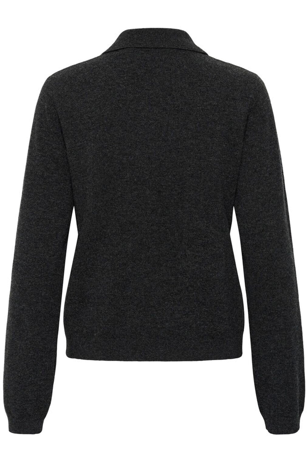 MANZI POLO PULLOVER IN GRAPHITE POLO GESTUZ 