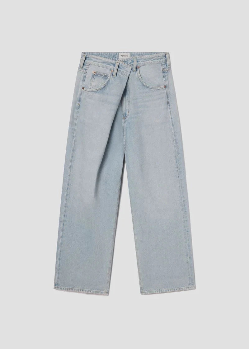 VANA FOLD JEANS IN SPARK JEANS AGOLDE 