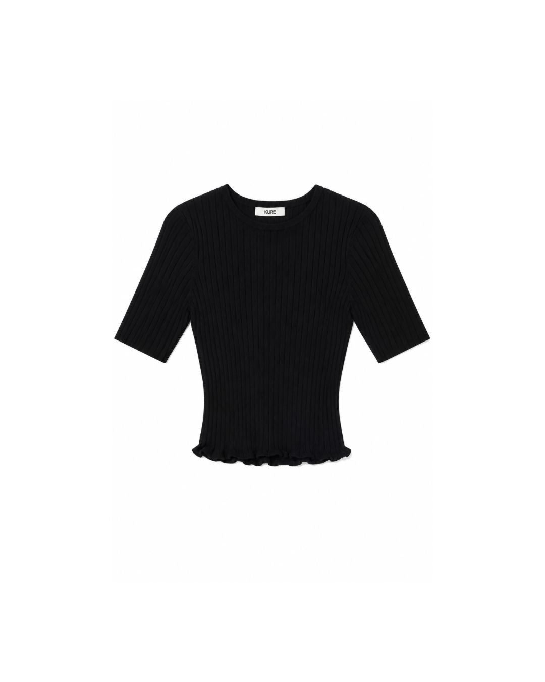 TARA CROP KNITTED TOP TOP KURE 