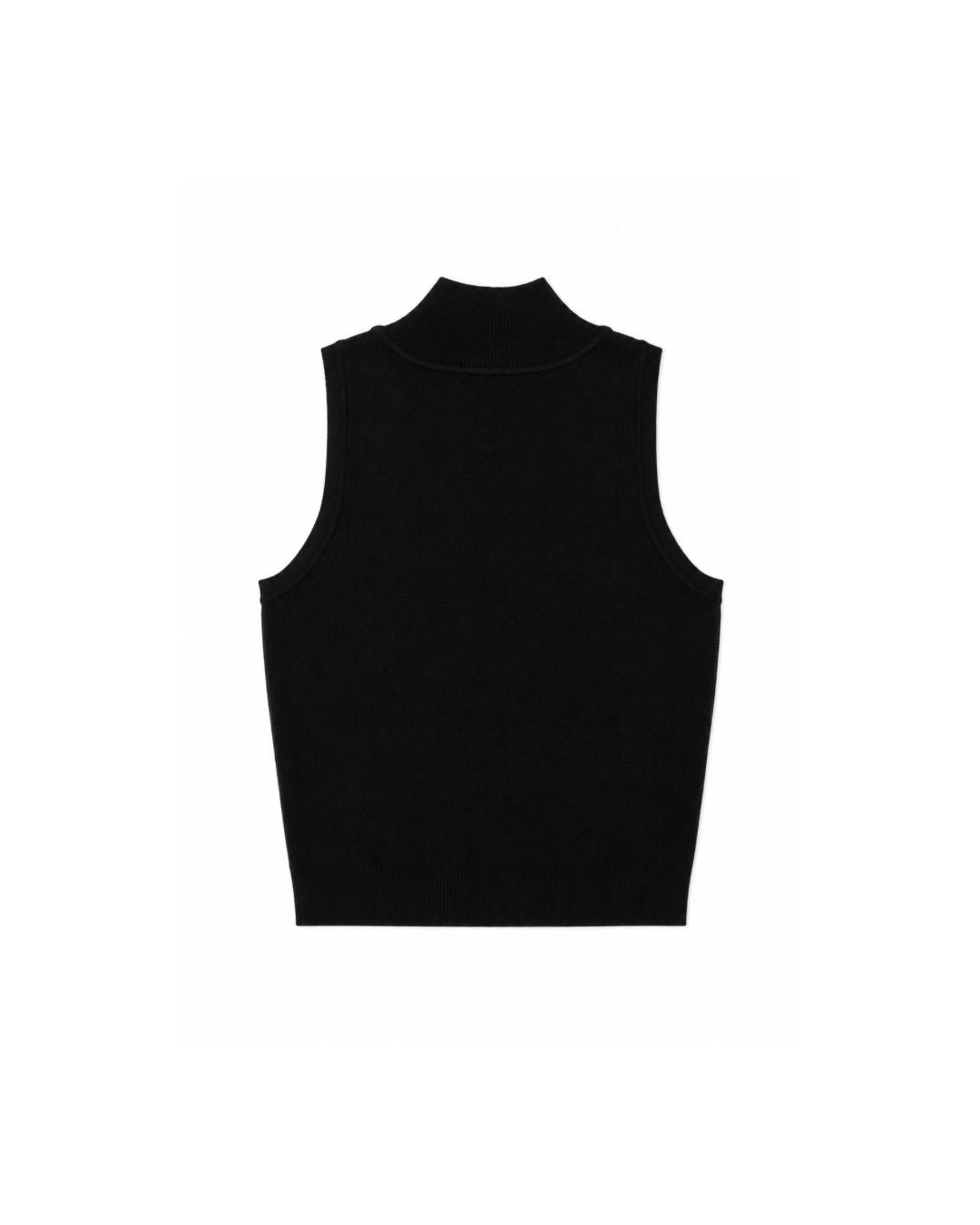 TARY SLEEVELESS TURTLENECK CROP TOP TOP KURE 
