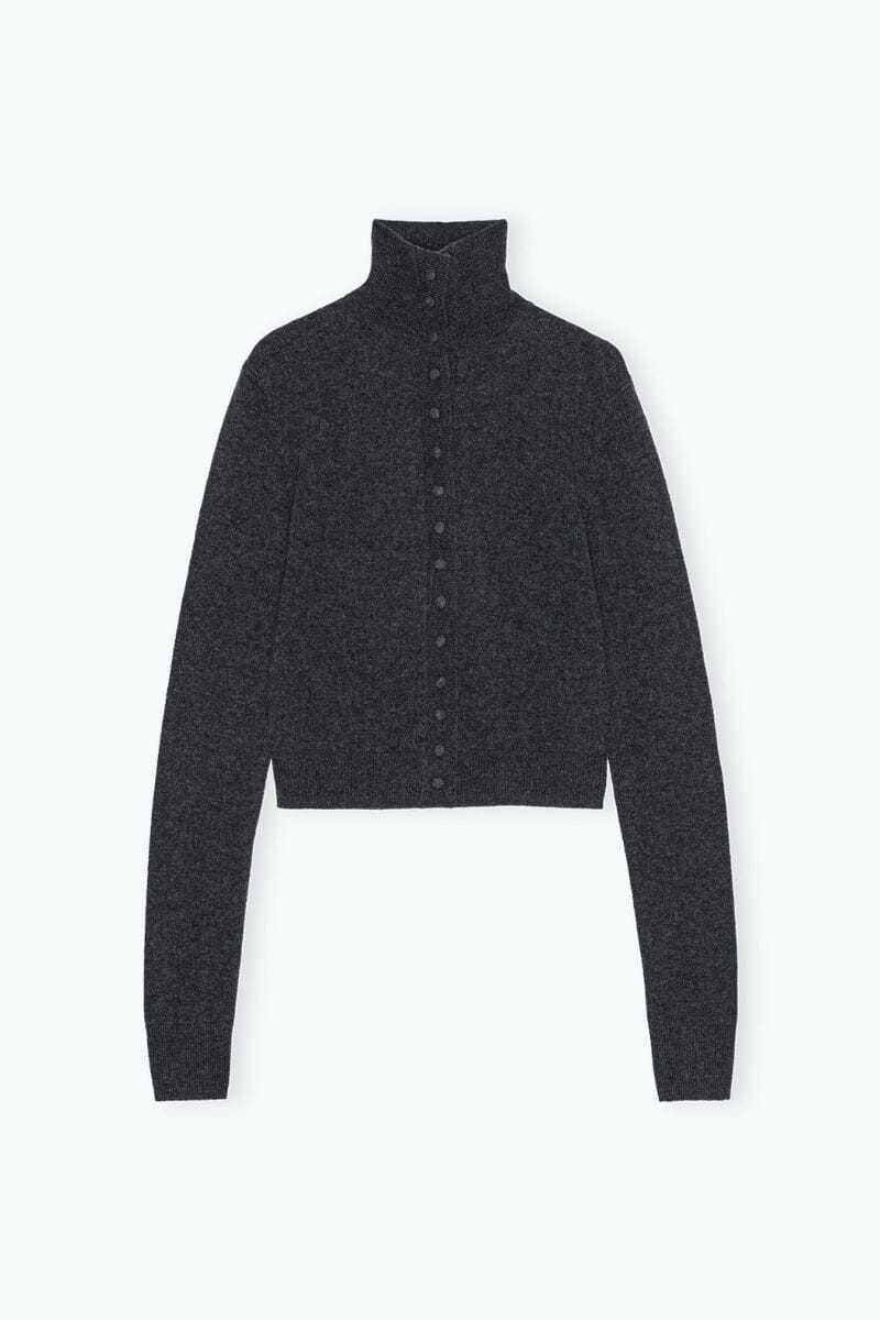 LIGHT KNIT CARDIGAN IN DARK GREY CARDIGAN REMAIN 