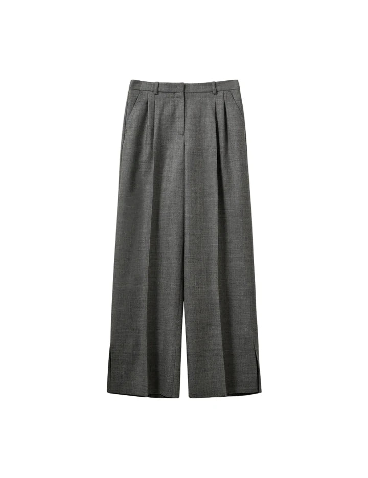 PINE PANTS IN GREY MELANGE PANTS THE GARMENT 