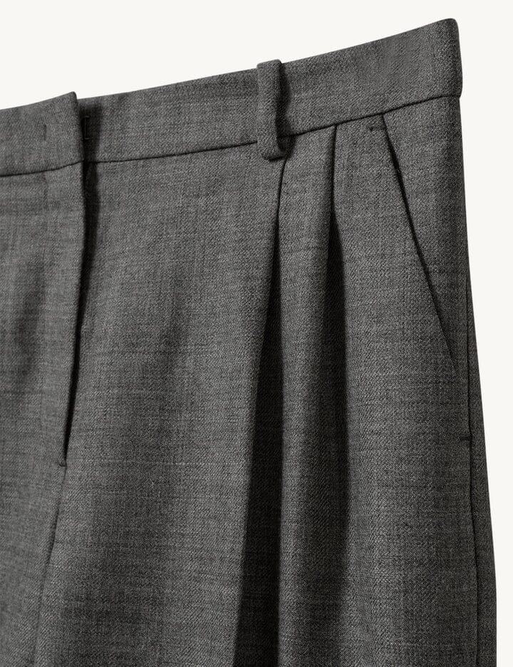 PINE PANTS IN GREY MELANGE PANTS THE GARMENT 