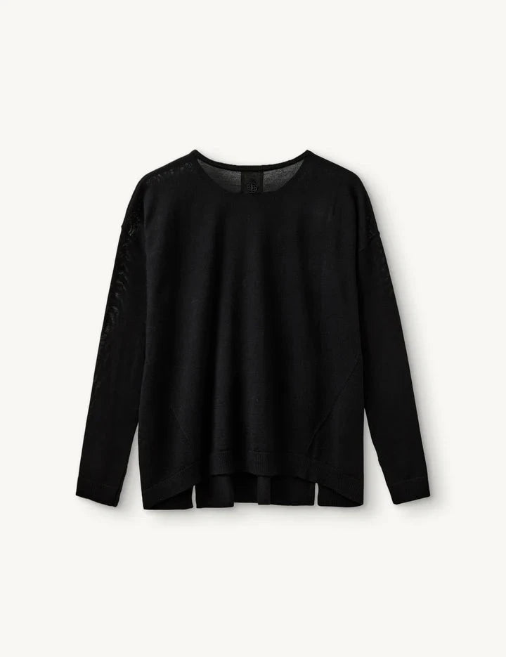 BERGEN SWEATER IN BLACK SWEATER THE GARMENT 