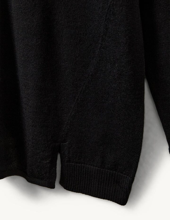 BERGEN SWEATER IN BLACK SWEATER THE GARMENT 