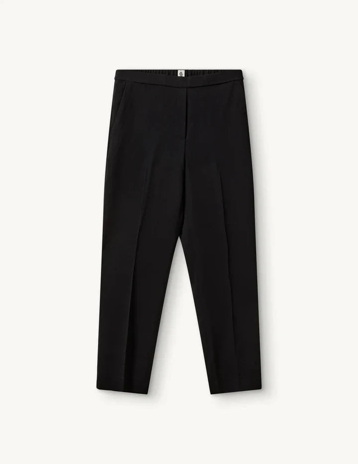 CREPE PULL ON PANTS IN BLACK PANTS THE GARMENT 