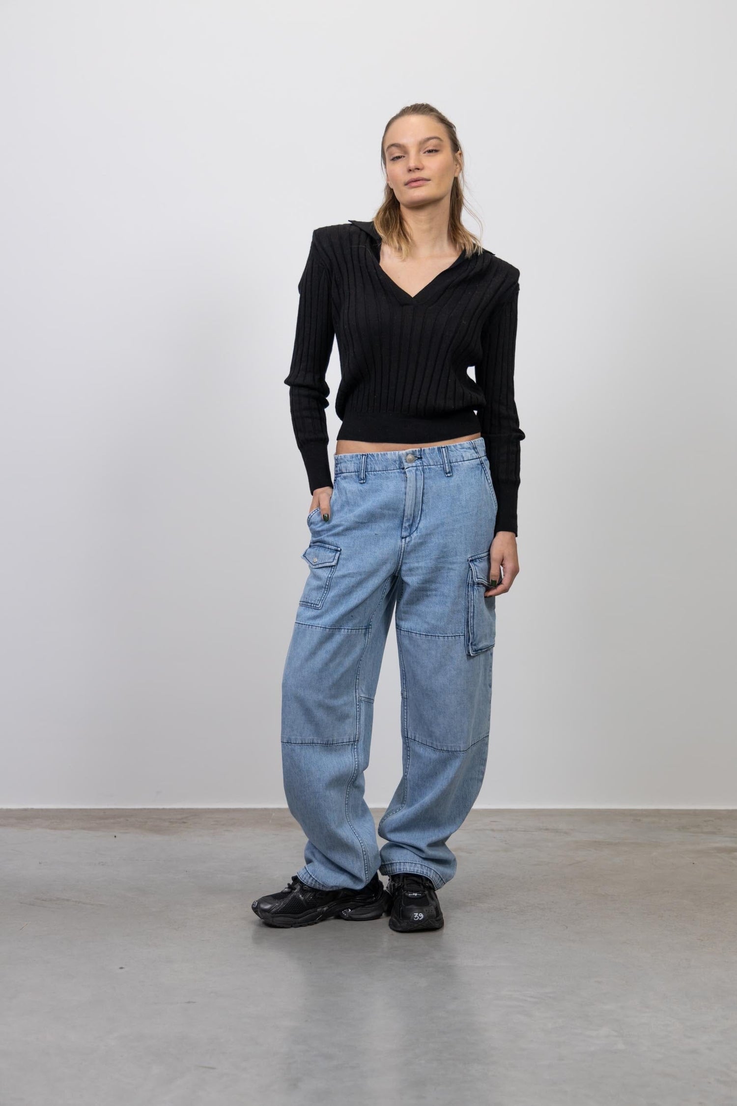 NORA RELAXED FIT MID RISE CARGO JEANS PANTS RAG&BONE 