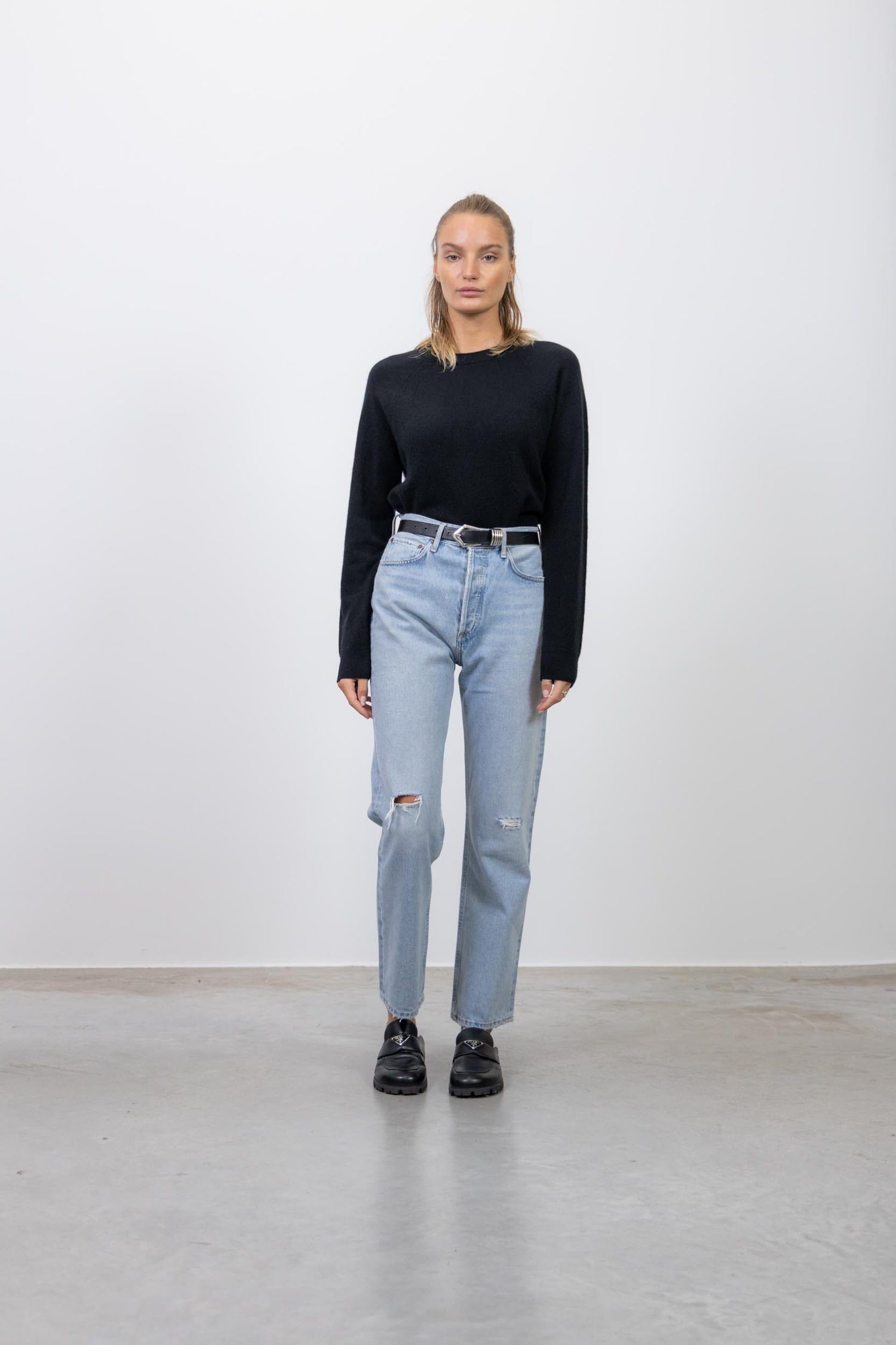 90s LOOSE FIT JEANS WITH PINCH WAIST IN FLASH Jeans AGOLDE 