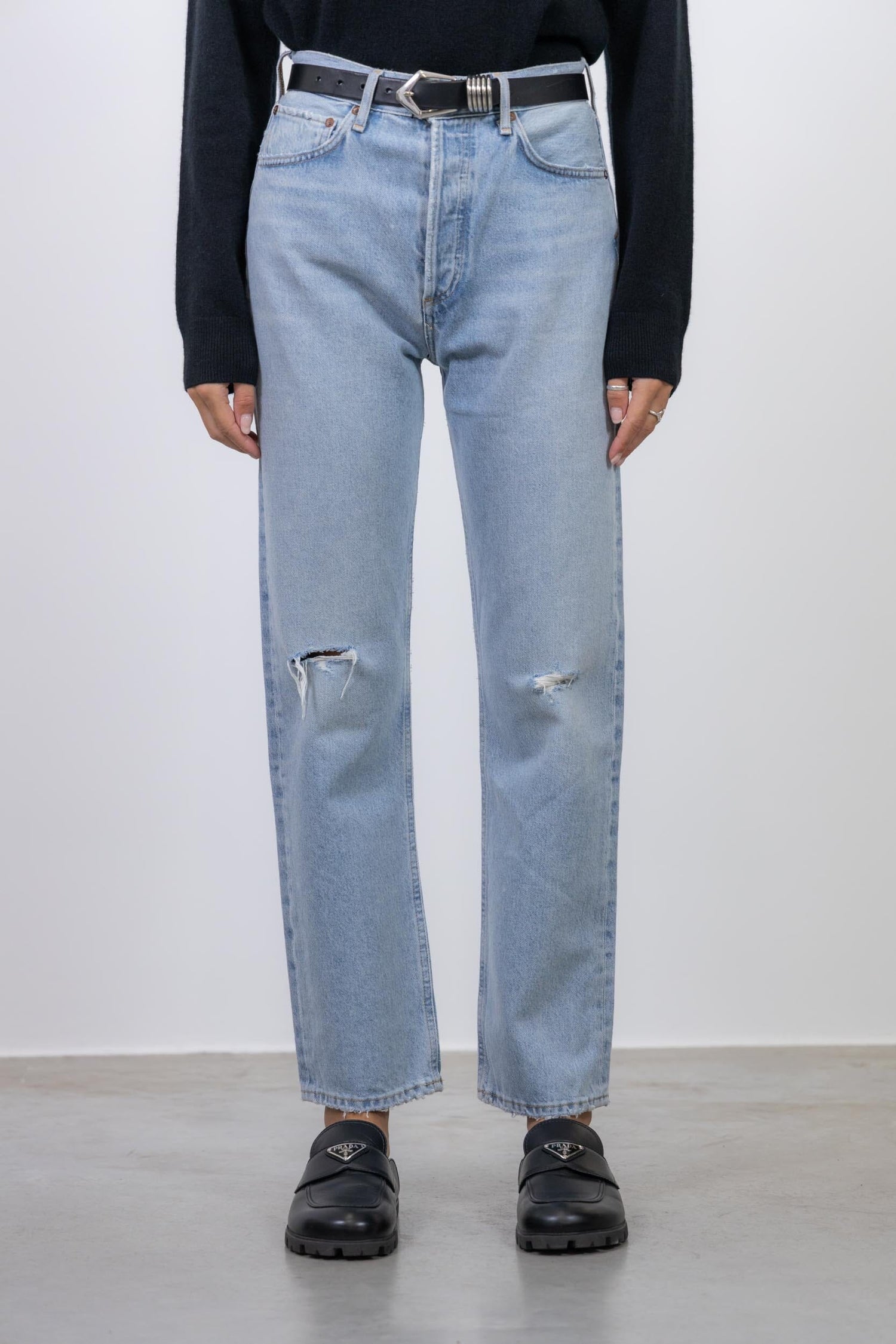 90s LOOSE FIT JEANS WITH PINCH WAIST IN FLASH Jeans AGOLDE 