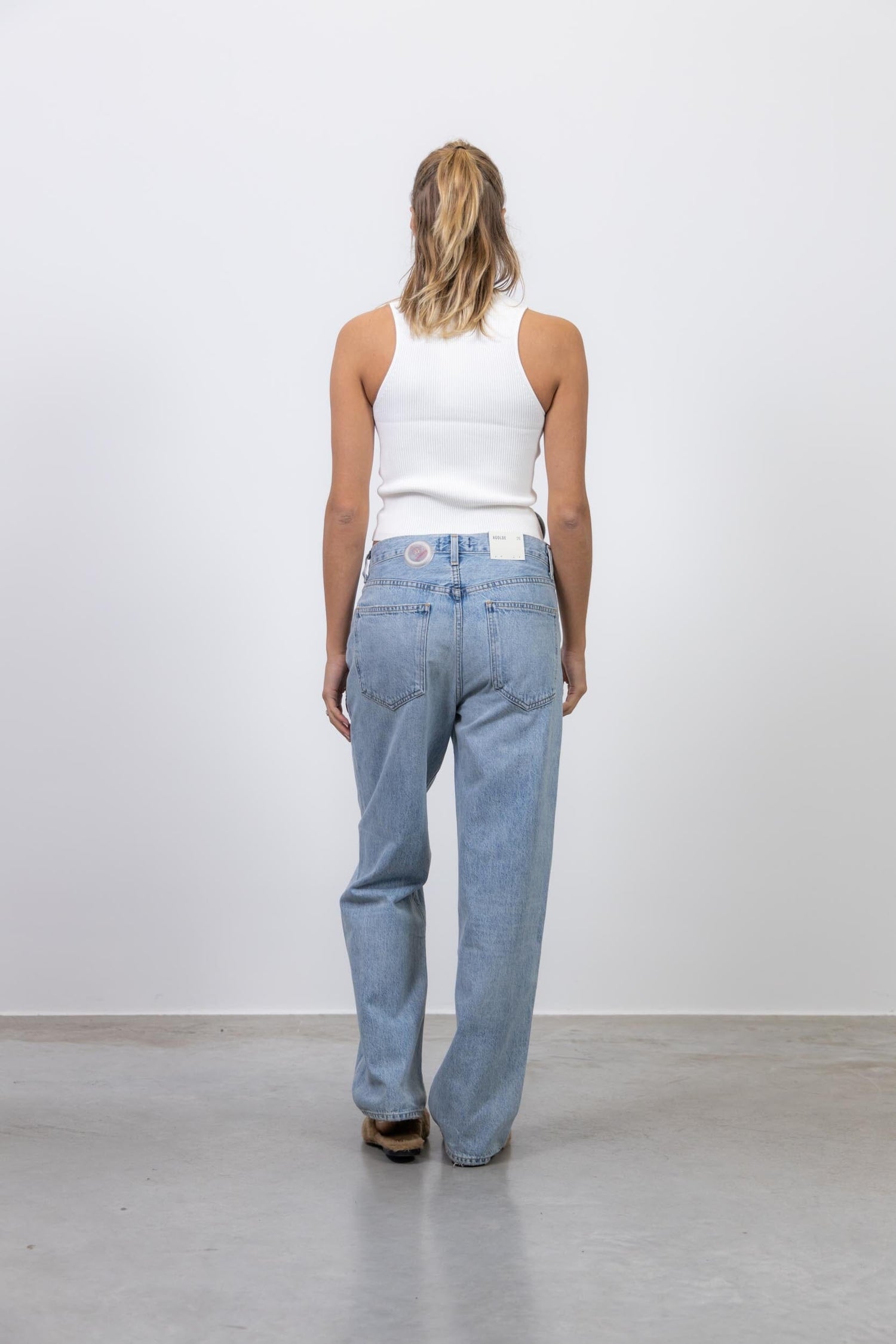 THE ICONIC ASYMETRIC JEANS IN BLUE Jeans AGOLDE 