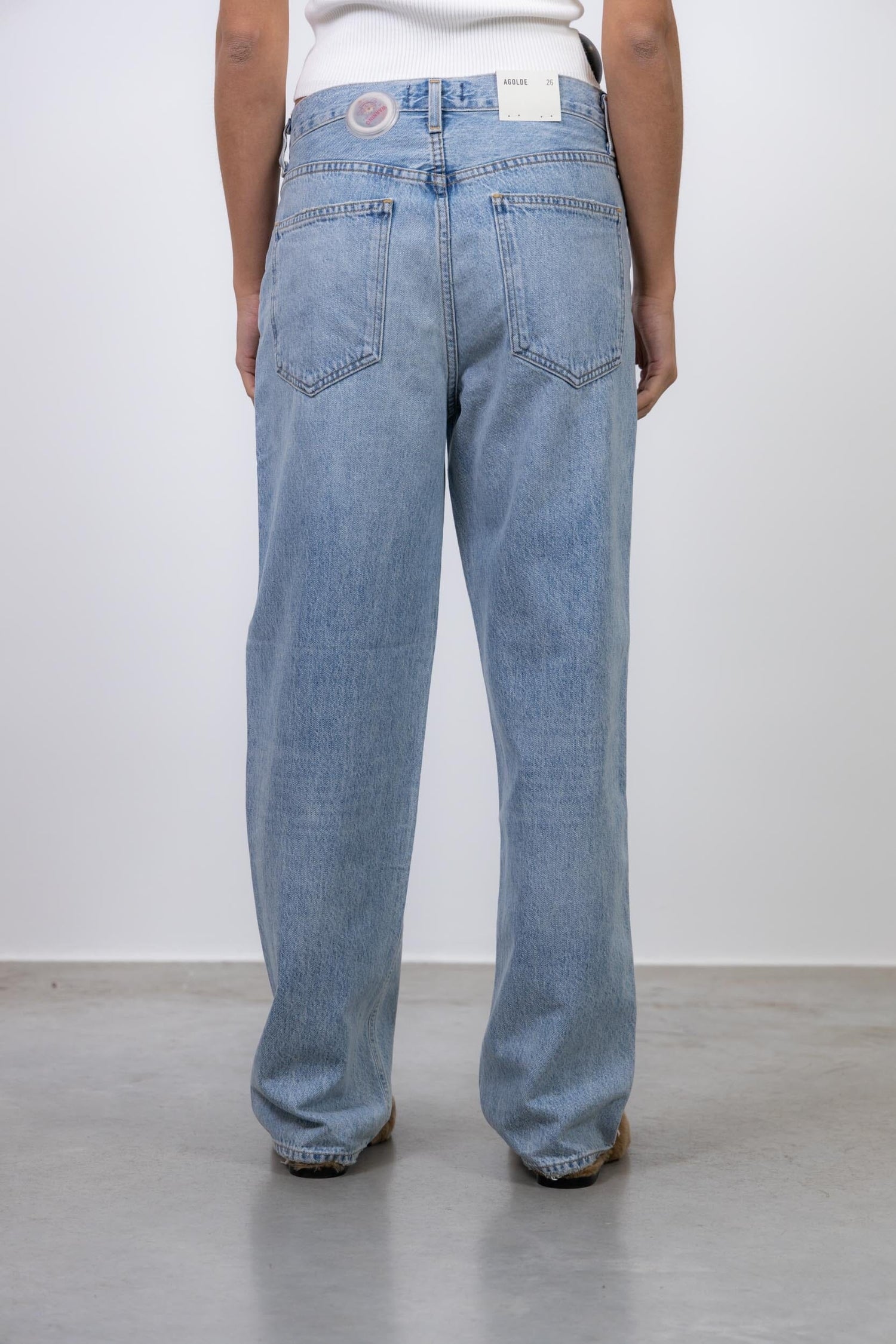 THE ICONIC ASYMETRIC JEANS IN BLUE Jeans AGOLDE 