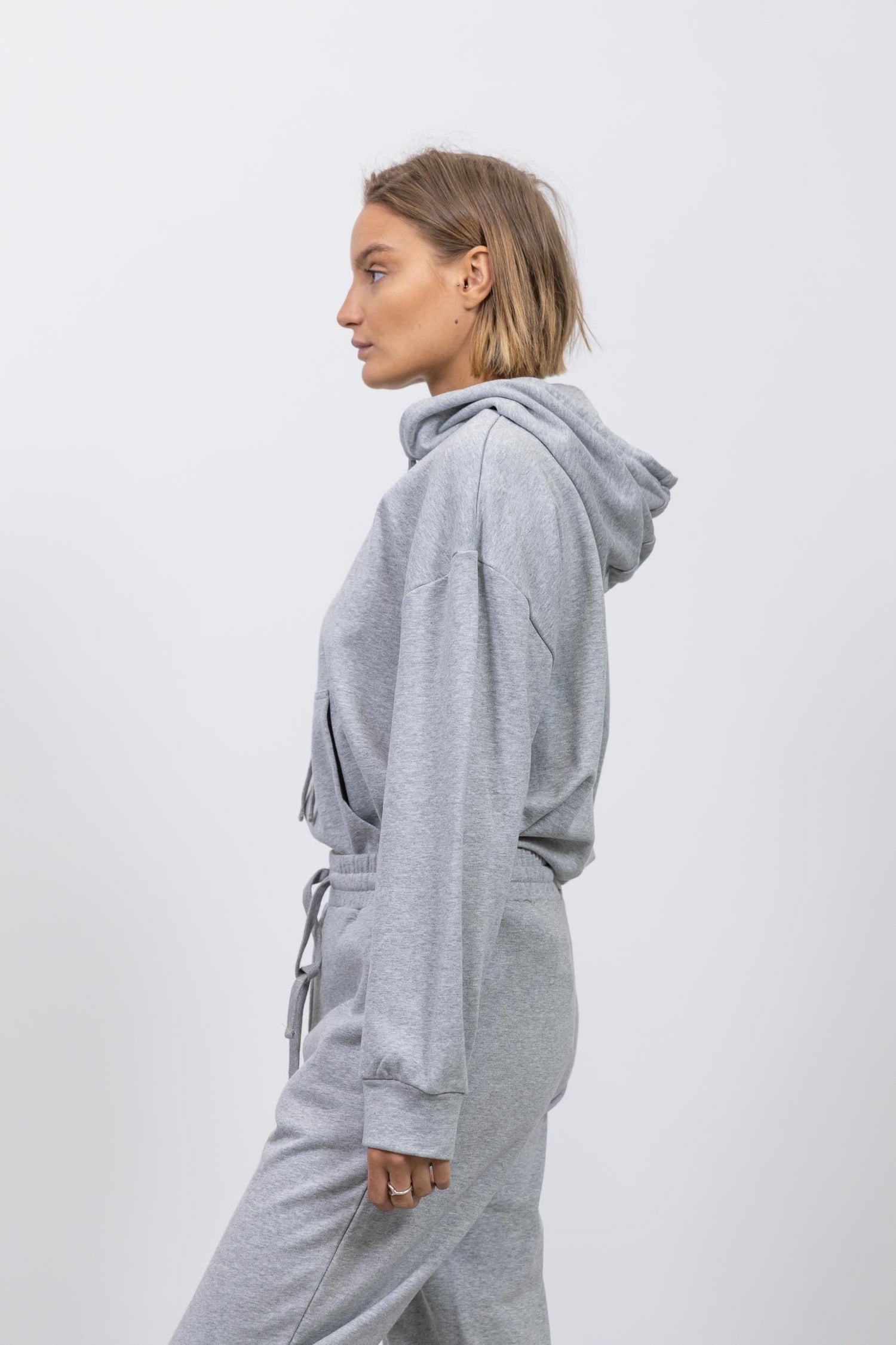 ZOE THE GREY LOOSE FIT HOODIE HOODIE ONE AND OTHER 