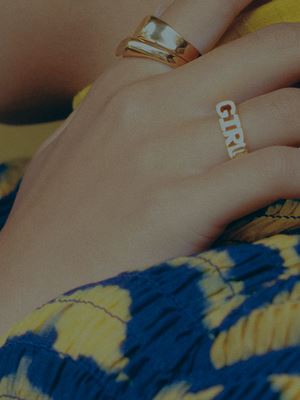 MB GIRL RING GOLD jewelry MARIA BLACK 