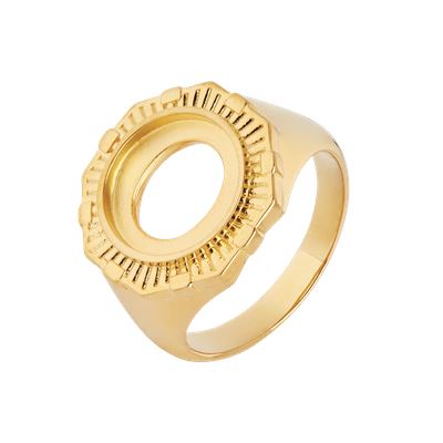 MOSS POWER RING GOLD jewelry MARIA BLACK 