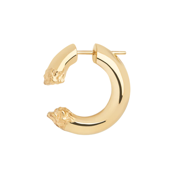 TERRA 24 DISRUPTED GOLD PLATED EARRING ACCESSORIE MARIA BLACK 