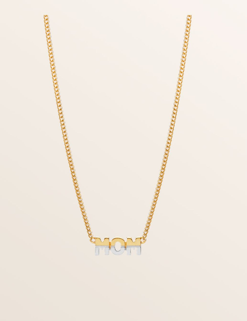 MOM NECKLACE IN GOLD/SILVER NECKLACE MARIA BLACK 