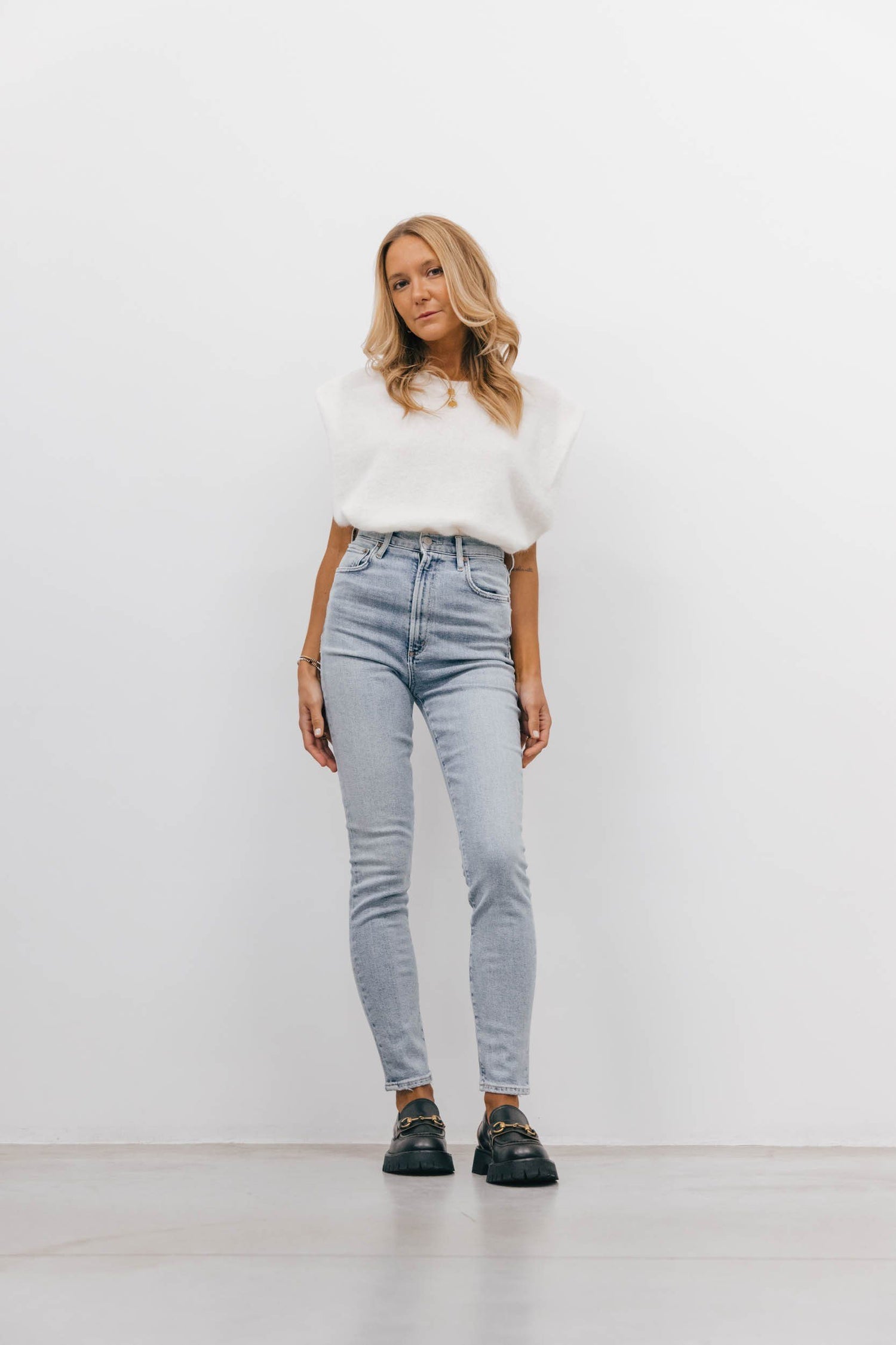 PINCH WAIST ULTRA HIGH RISE SKINNY IN DEBUT Jeans AGOLDE 