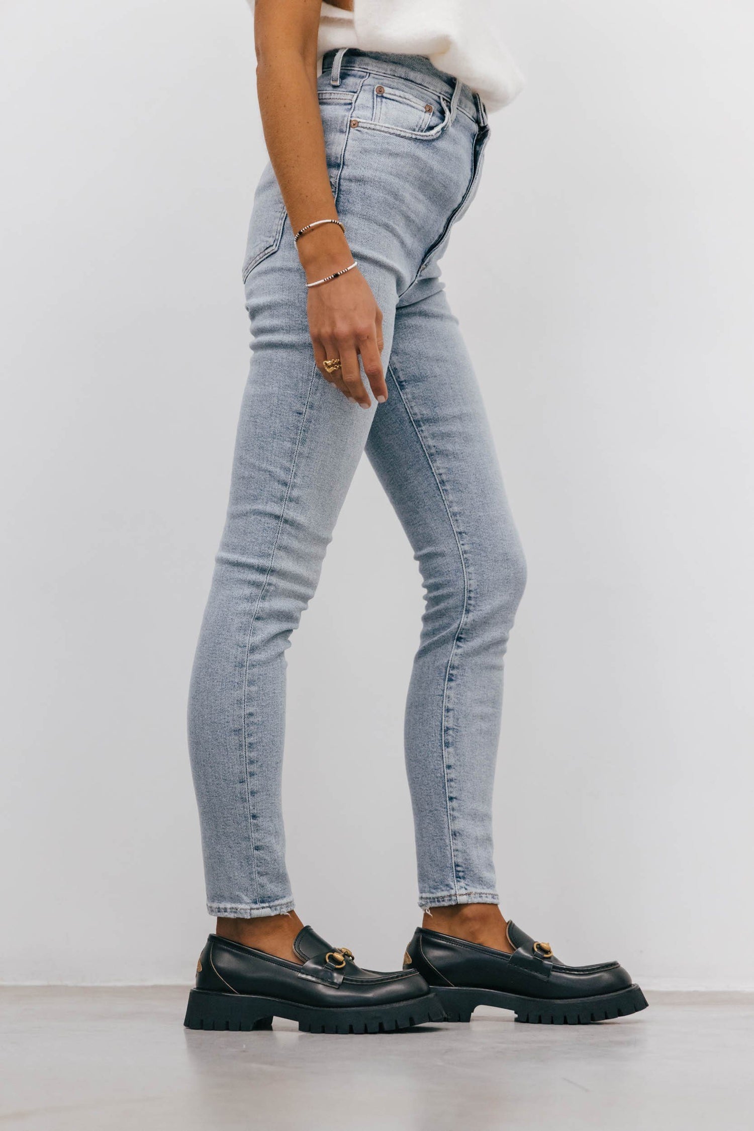 PINCH WAIST ULTRA HIGH RISE SKINNY IN DEBUT Jeans AGOLDE 