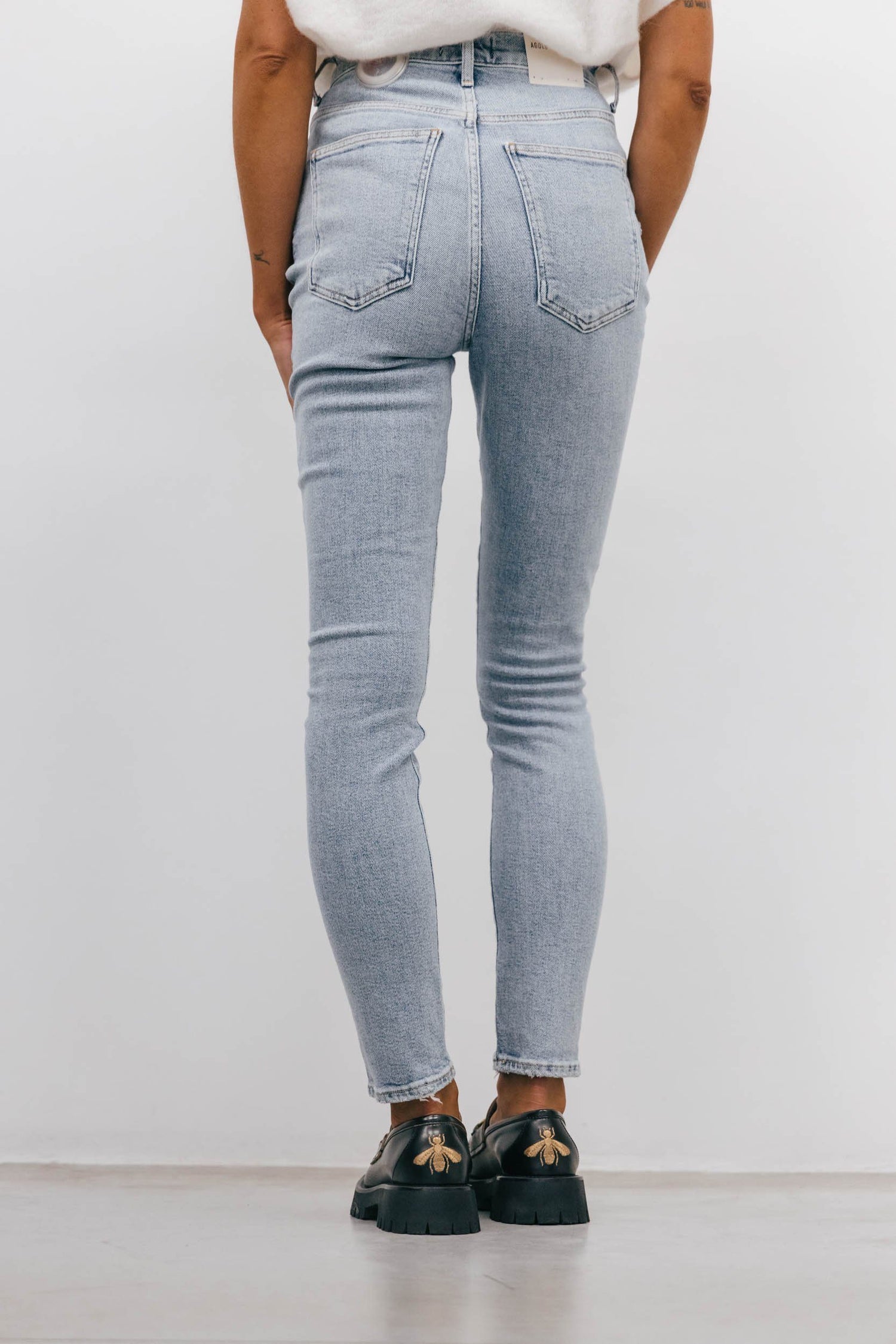 PINCH WAIST ULTRA HIGH RISE SKINNY IN DEBUT Jeans AGOLDE 