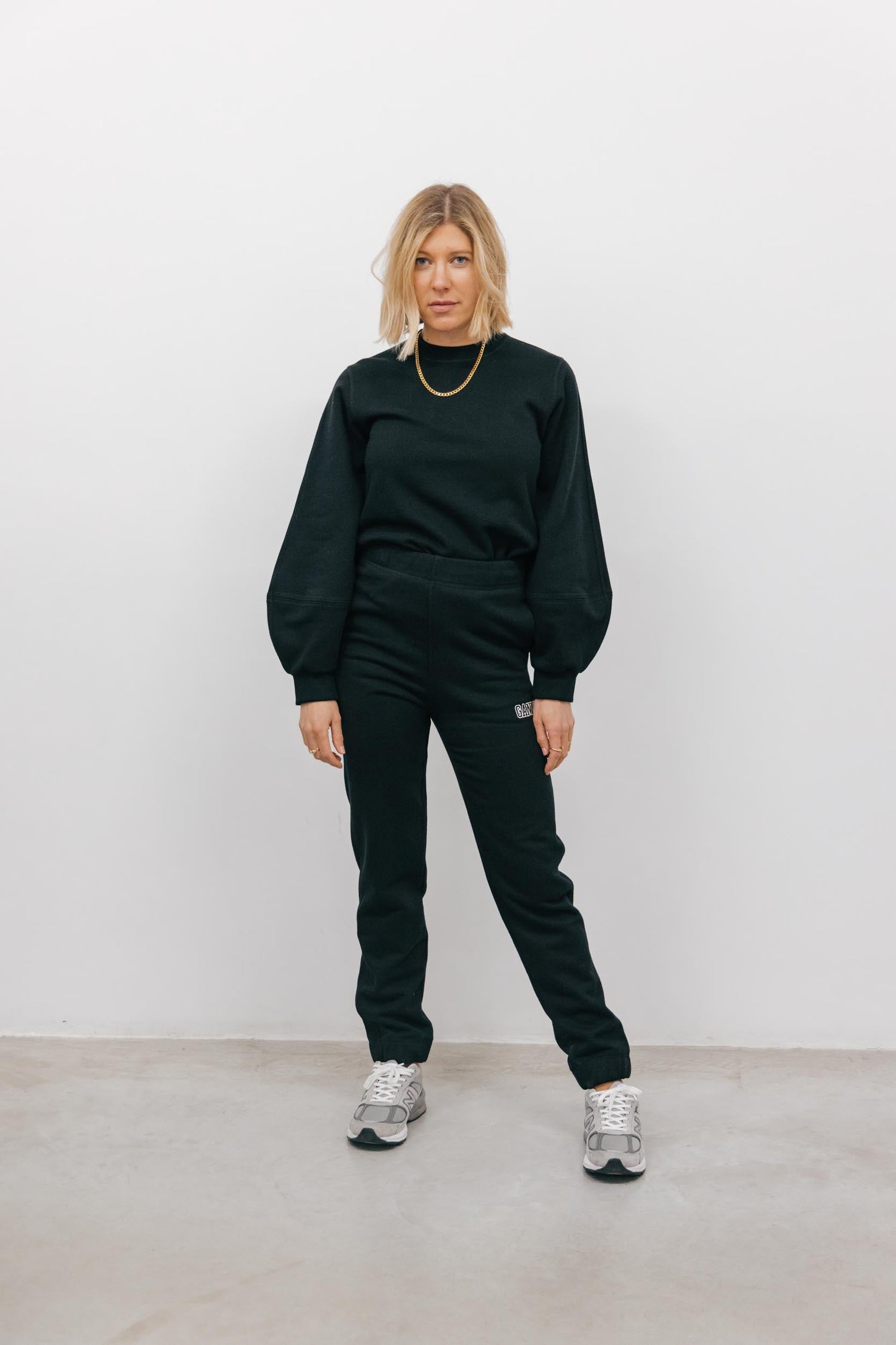 GANNI JOGGERS PANTS IN BLACK Pants GANNI 